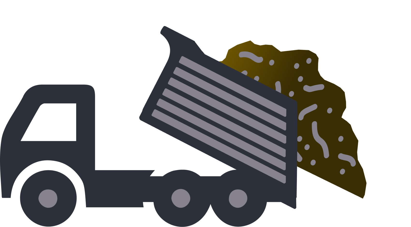 Dump truck icon